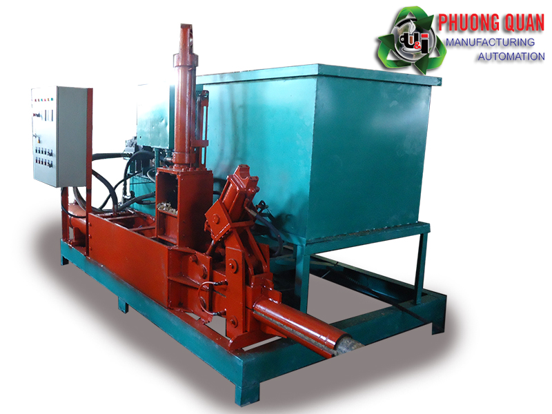 máy ép củi trấu