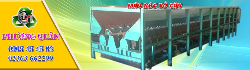 Máy bóc vỏ cây