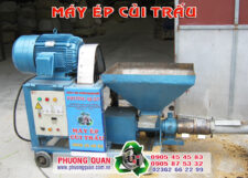 Máy ép củi trấu