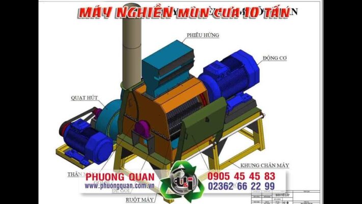 máy nghiền dăm gỗ 10 tấn