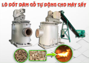 Lò đốt dăm gỗ tự động cho máy sấy