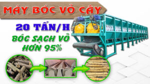 Máy bóc vỏ cây 20 tấn