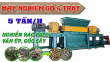 Máy nghiền gỗ 4 trục