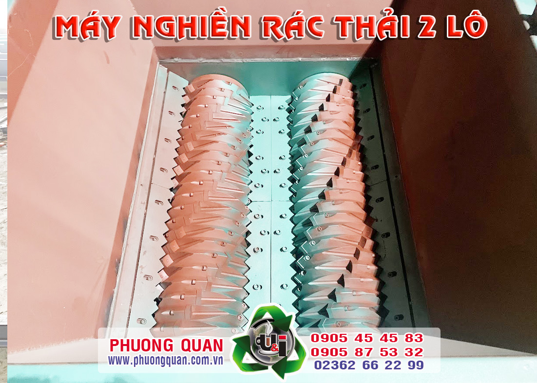Máy nghiền rác 2 lô - Ảnh 4