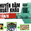 Dây chuyền băm dăm xuất khẩu 25 tấn/h Phương Quân