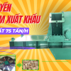 Dây chuyền băm dăm xuất khẩu 75 tấn/h Phương Quân