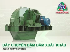 Dây chuyền băm dăm xuất khẩu 75 tấn/h