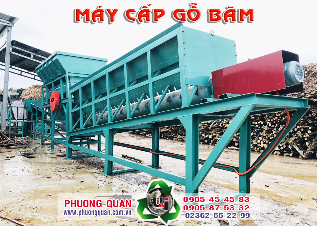 MÁY CẤP GỖ BĂM ( MÁY LÙA GỖ BĂM) - Ảnh 3
