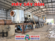 Lò đốt cấp khí nóng cho máy sấy bùn thùng quay Phương Quân
