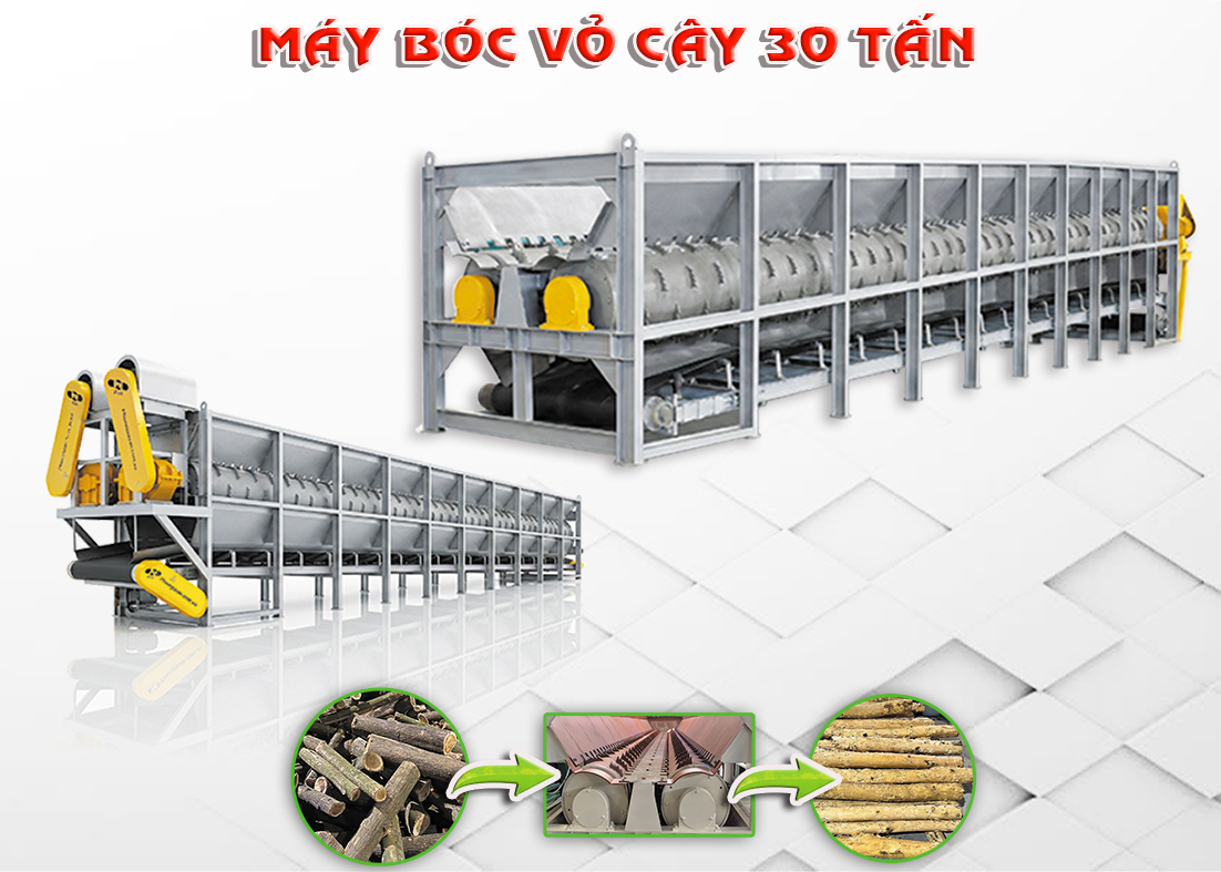 MÁY BÓC VỎ CÂY